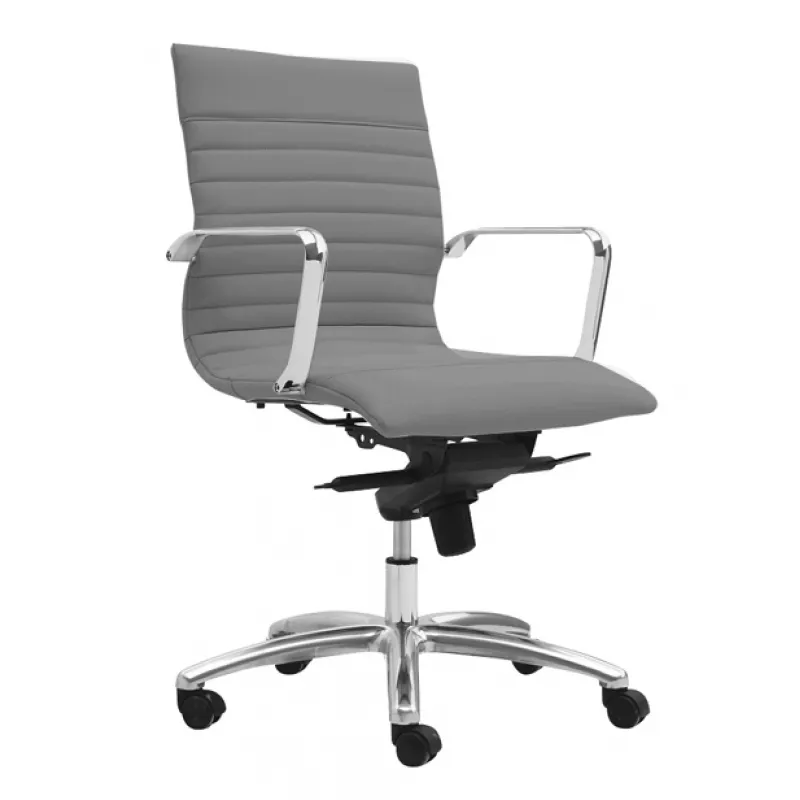 Leather Mid-Back Conference Room Chair