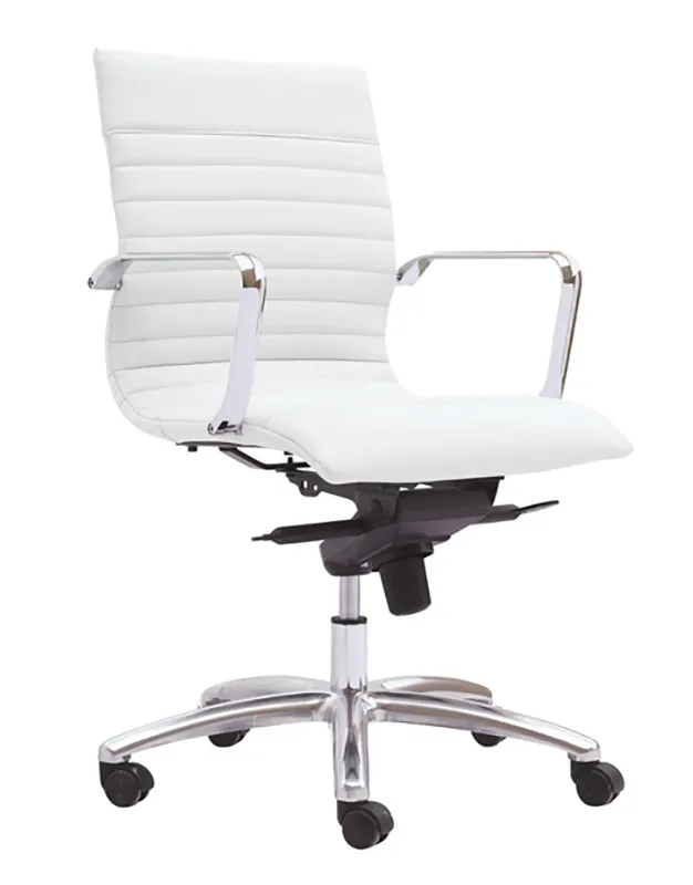 Leather Mid-Back Conference Room Chair