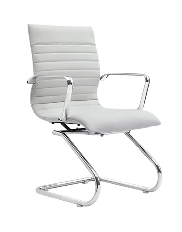Leather Guest Chair with Arms