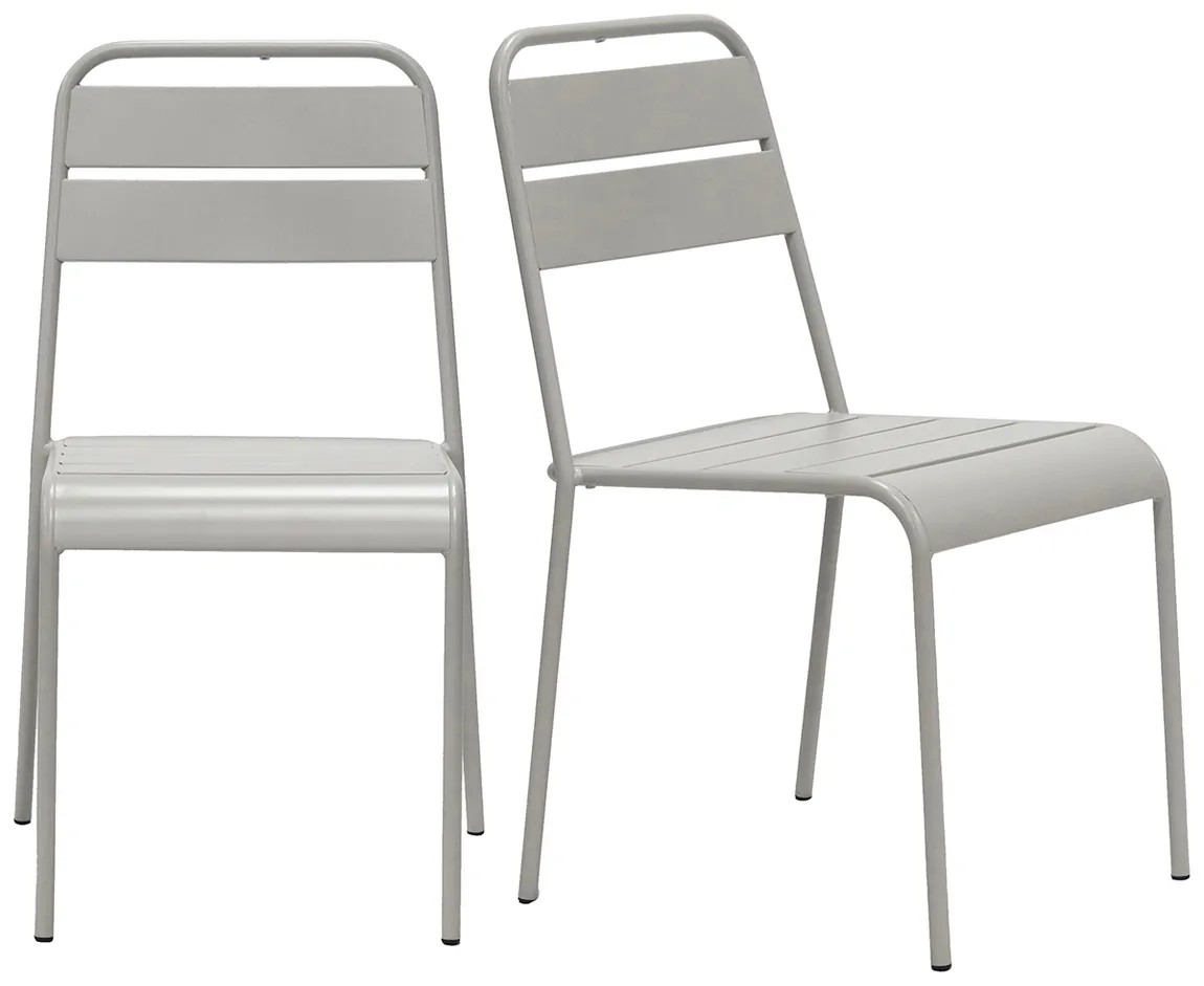 Modern Outdoor Chair - Set of 2
