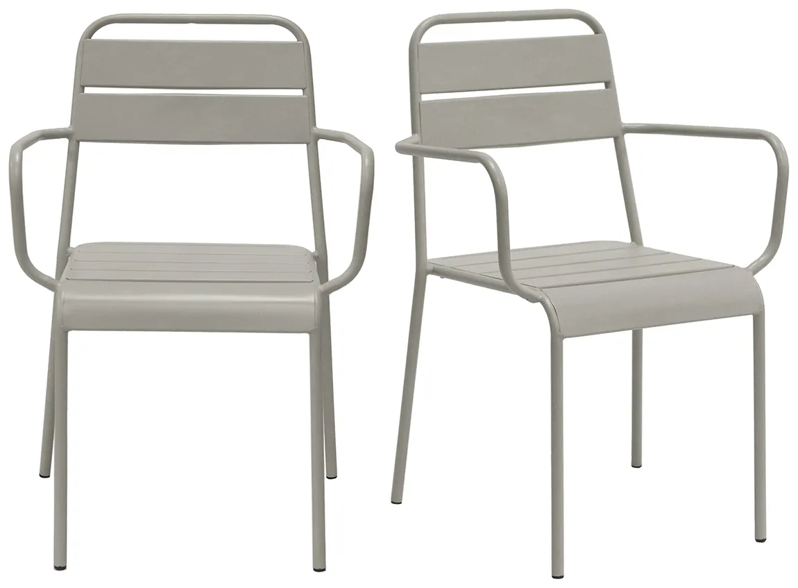 Modern Outdoor Chair - Set of 2