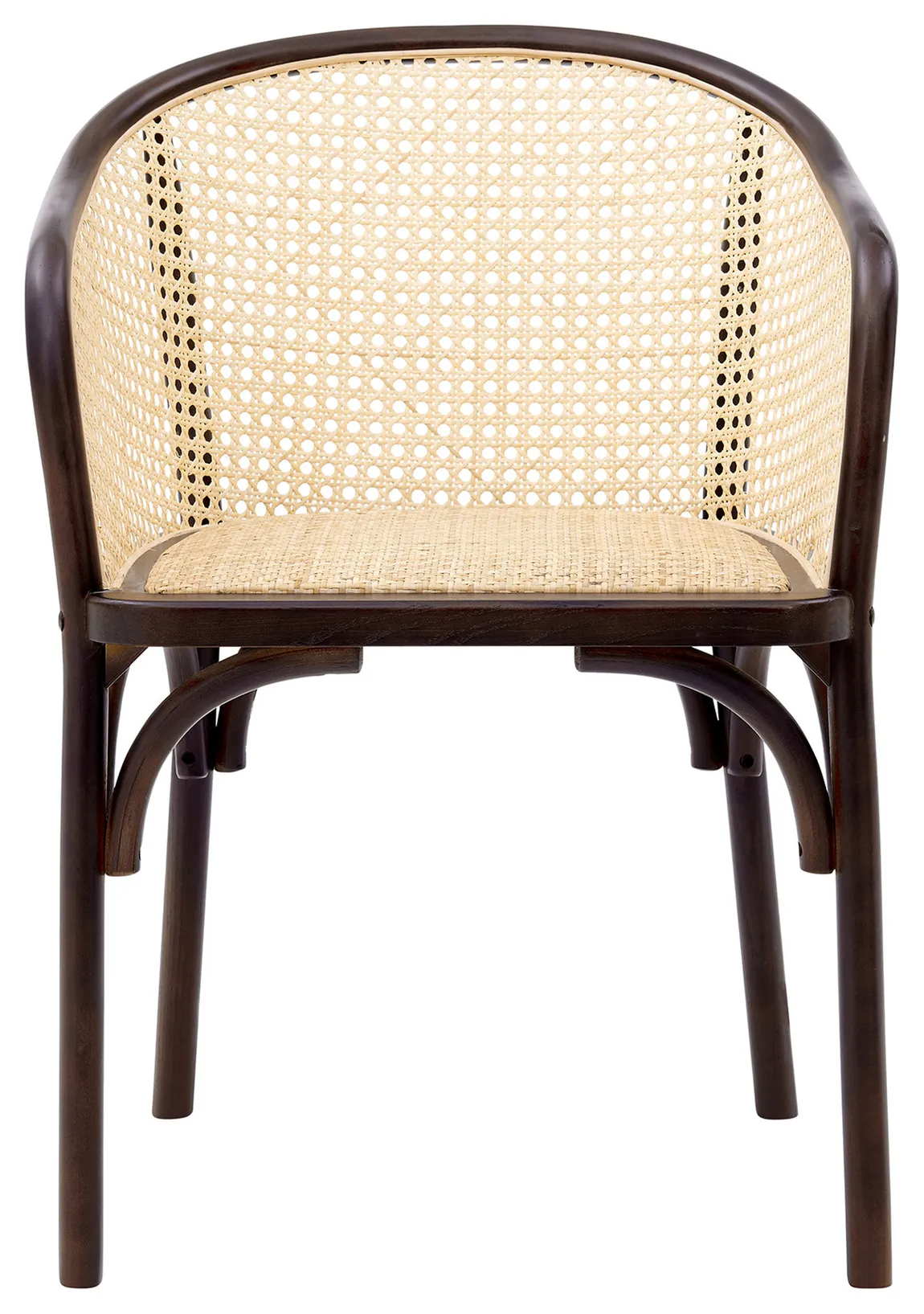 small modern rattan armchair 2