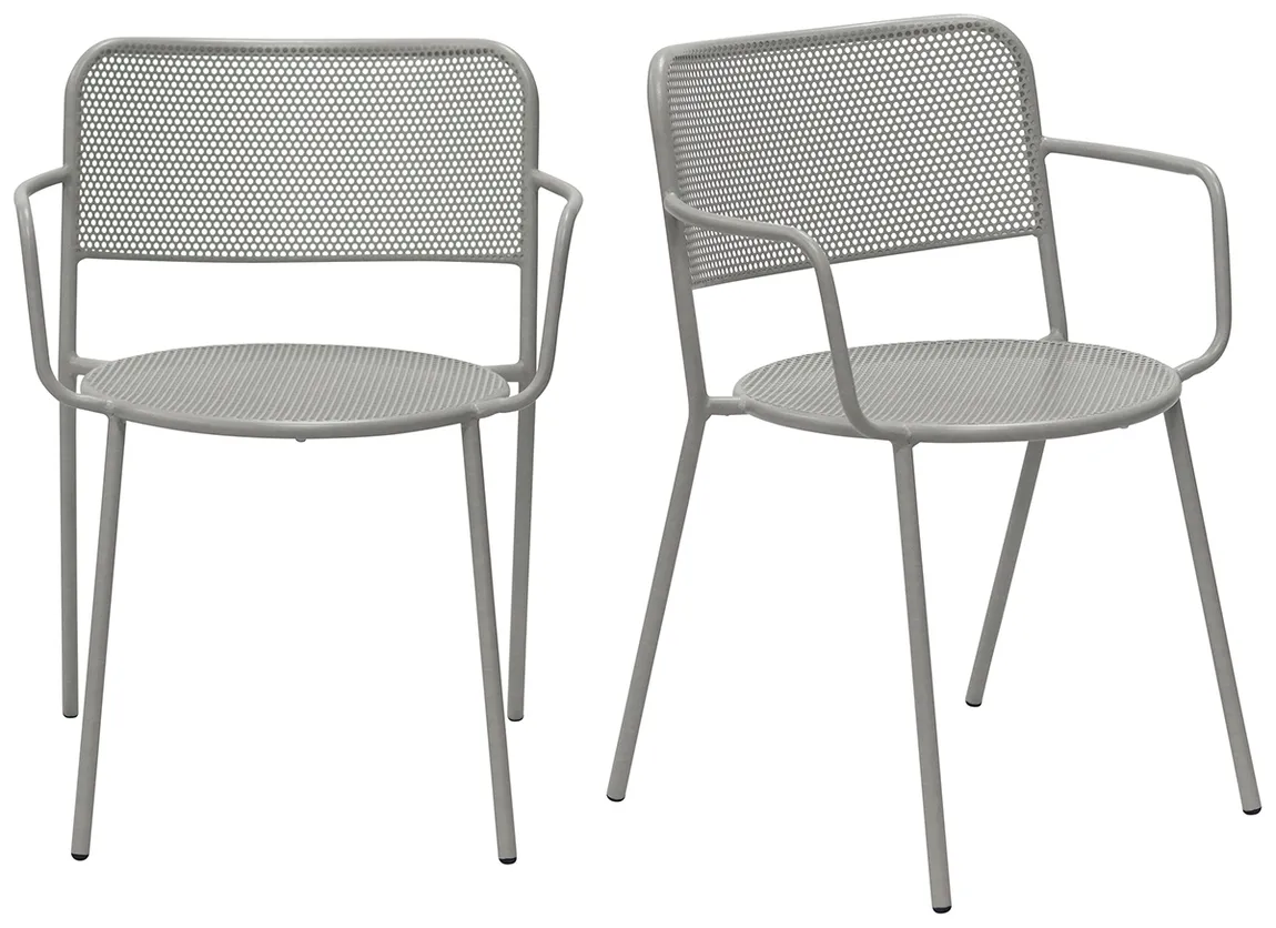 Modern Outdoor Chair - Set of 2