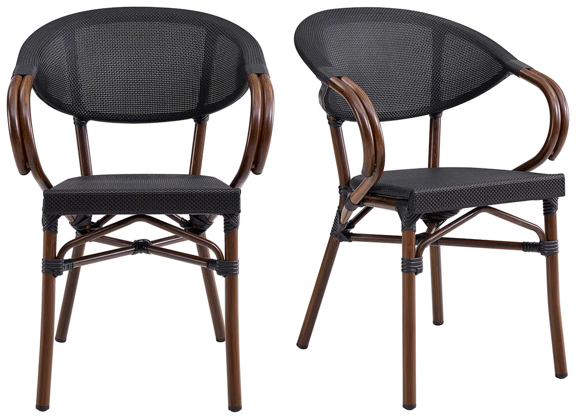 Mid-Century Outdoor Armchair - Set of 2