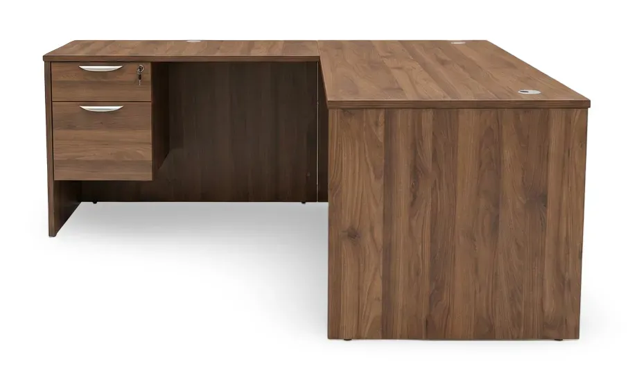 small l shaped desk with drawers 3