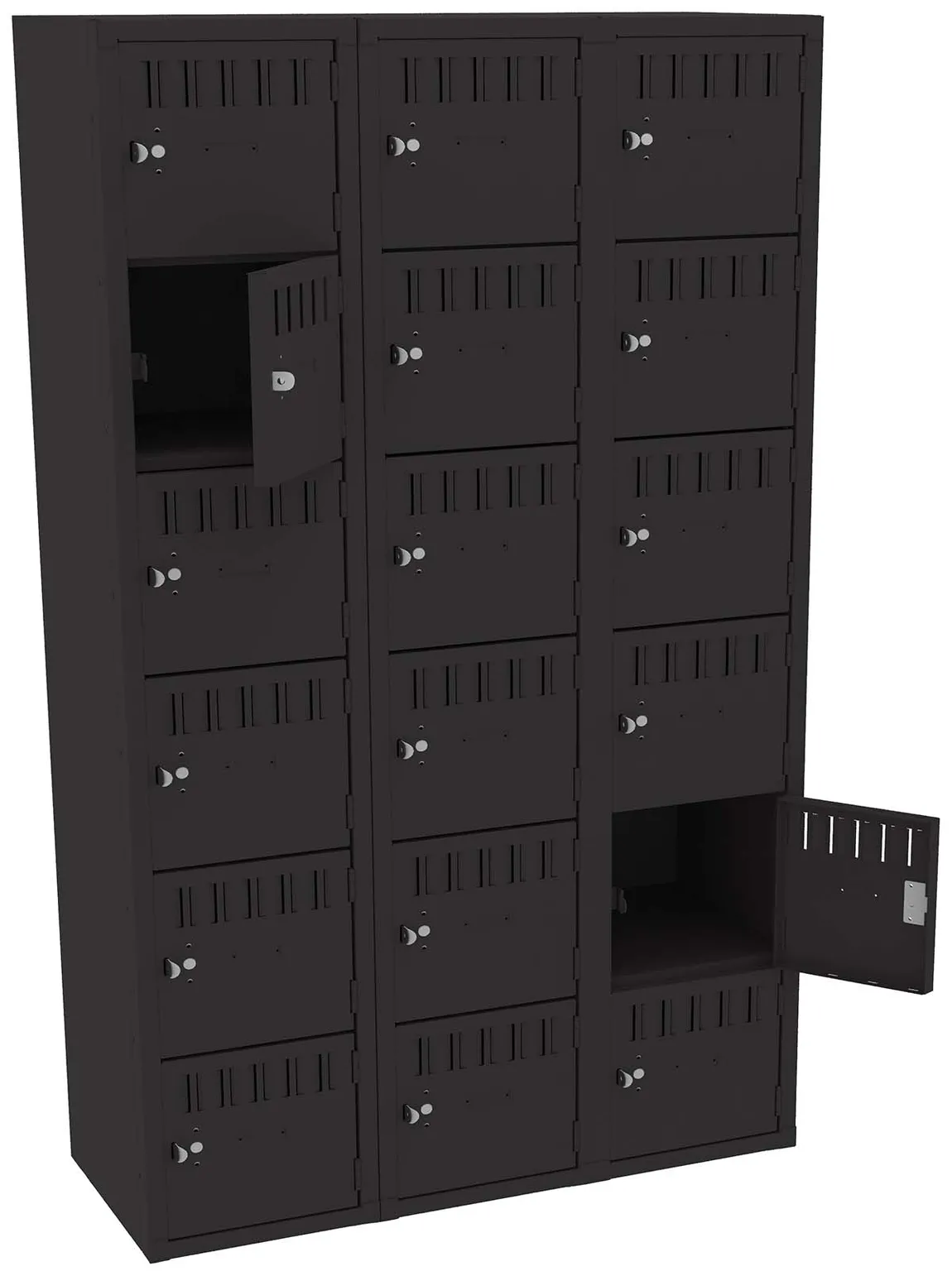 Eighteen Large Box Lockers