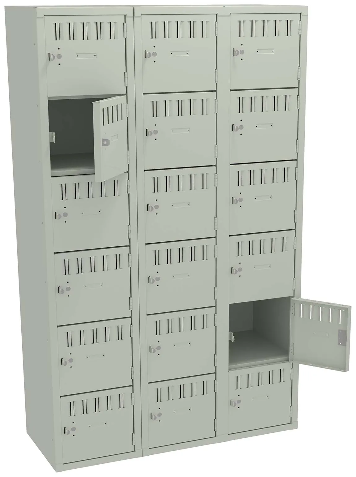 Eighteen Large Box Lockers