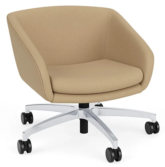 Leather Conference Room Swivel Chair