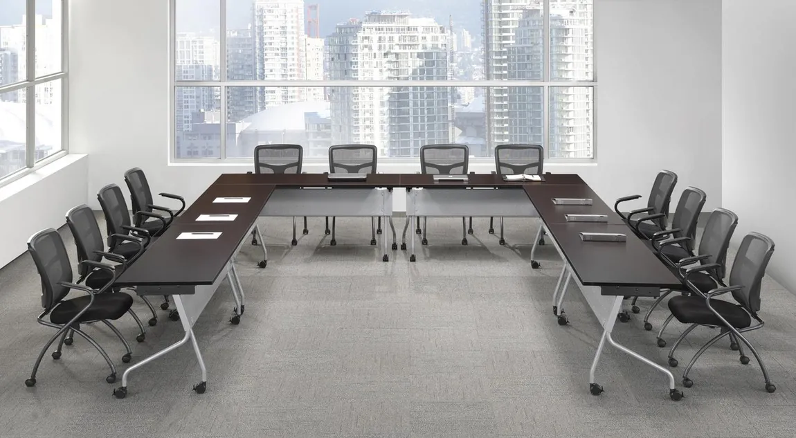 Heavy Duty Flip Top Nesting Training Table