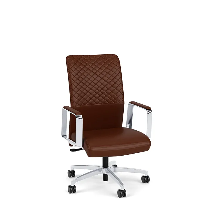 Leather High Back Conference Room Chair