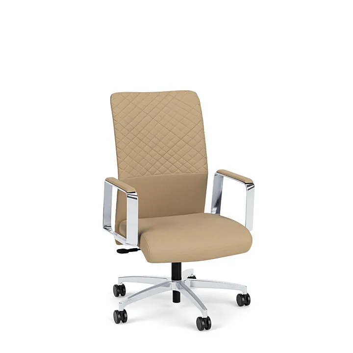 Leather High Back Conference Room Chair