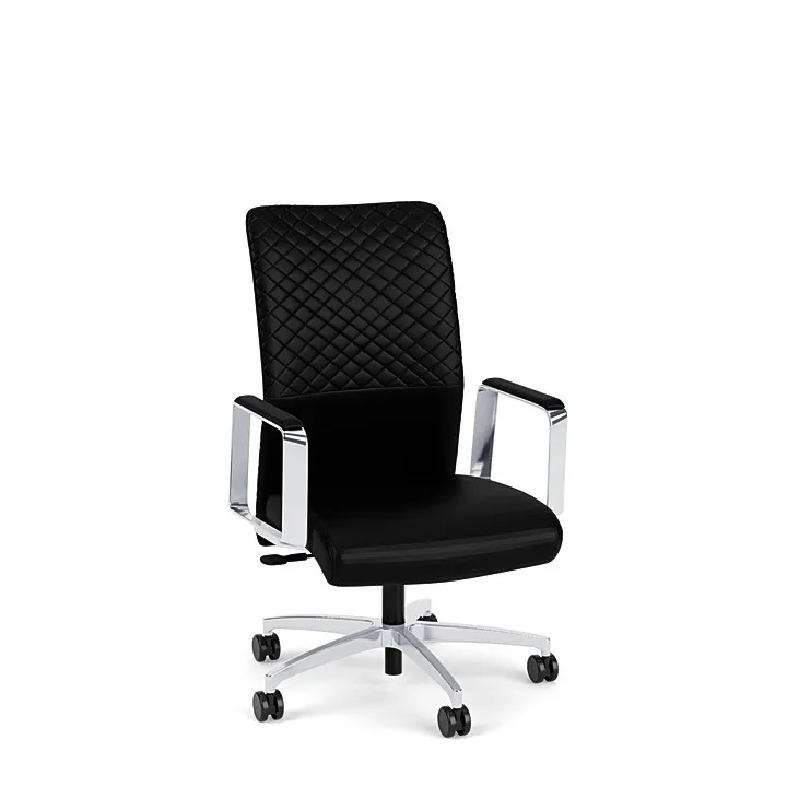Leather High Back Conference Room Chair