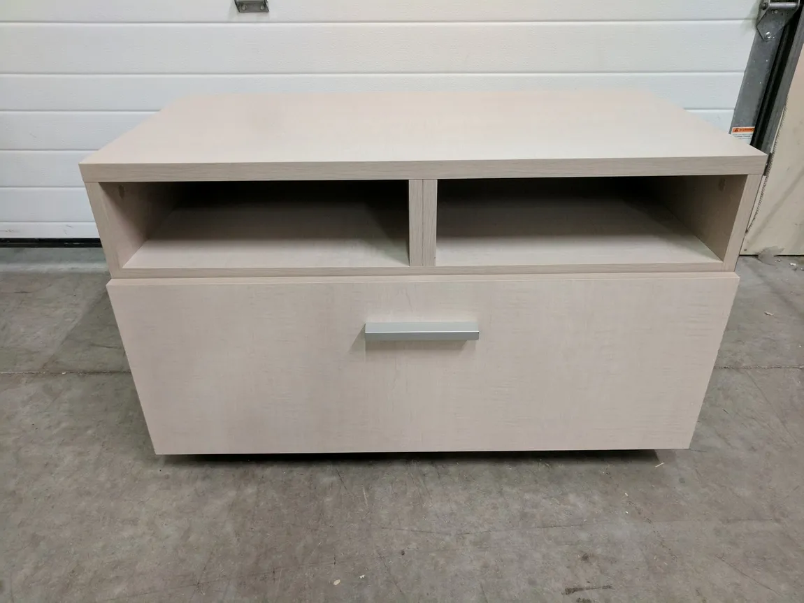 Techline Off-White Storage Cabinet