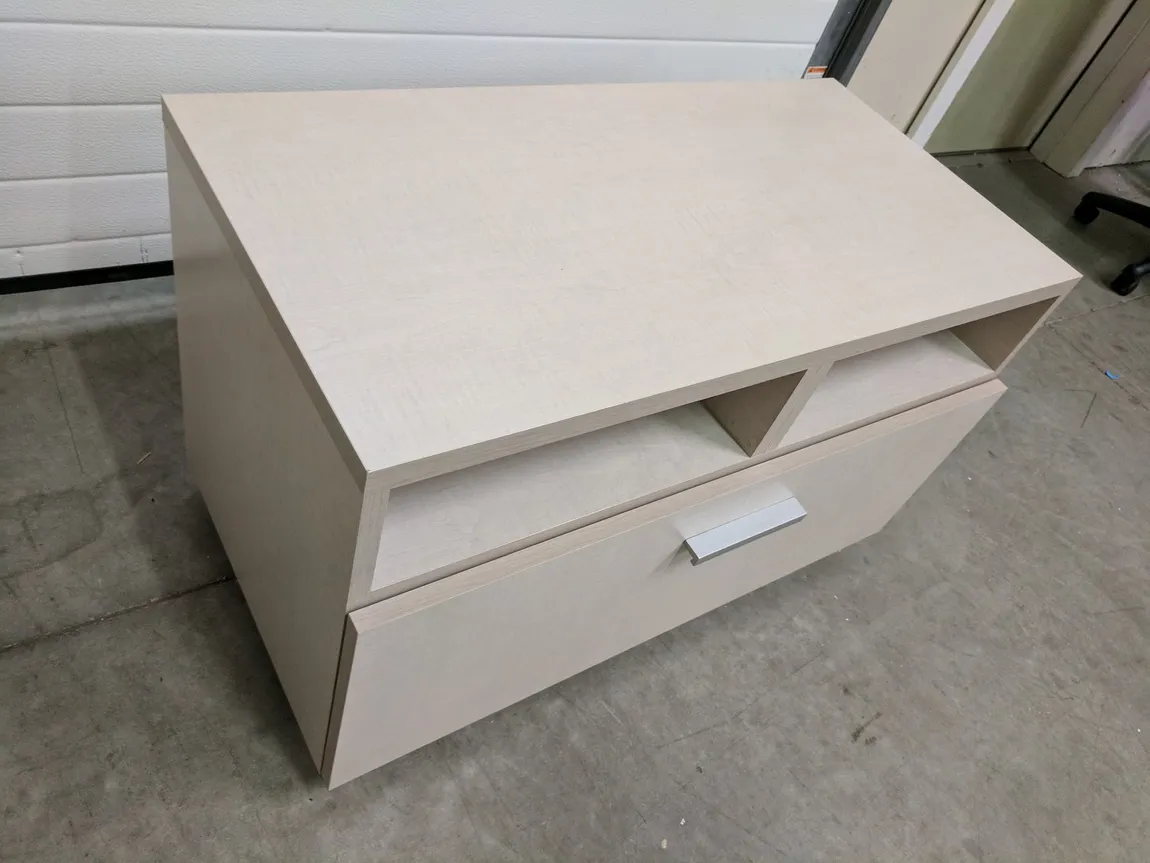 Techline Off-White Storage Cabinet