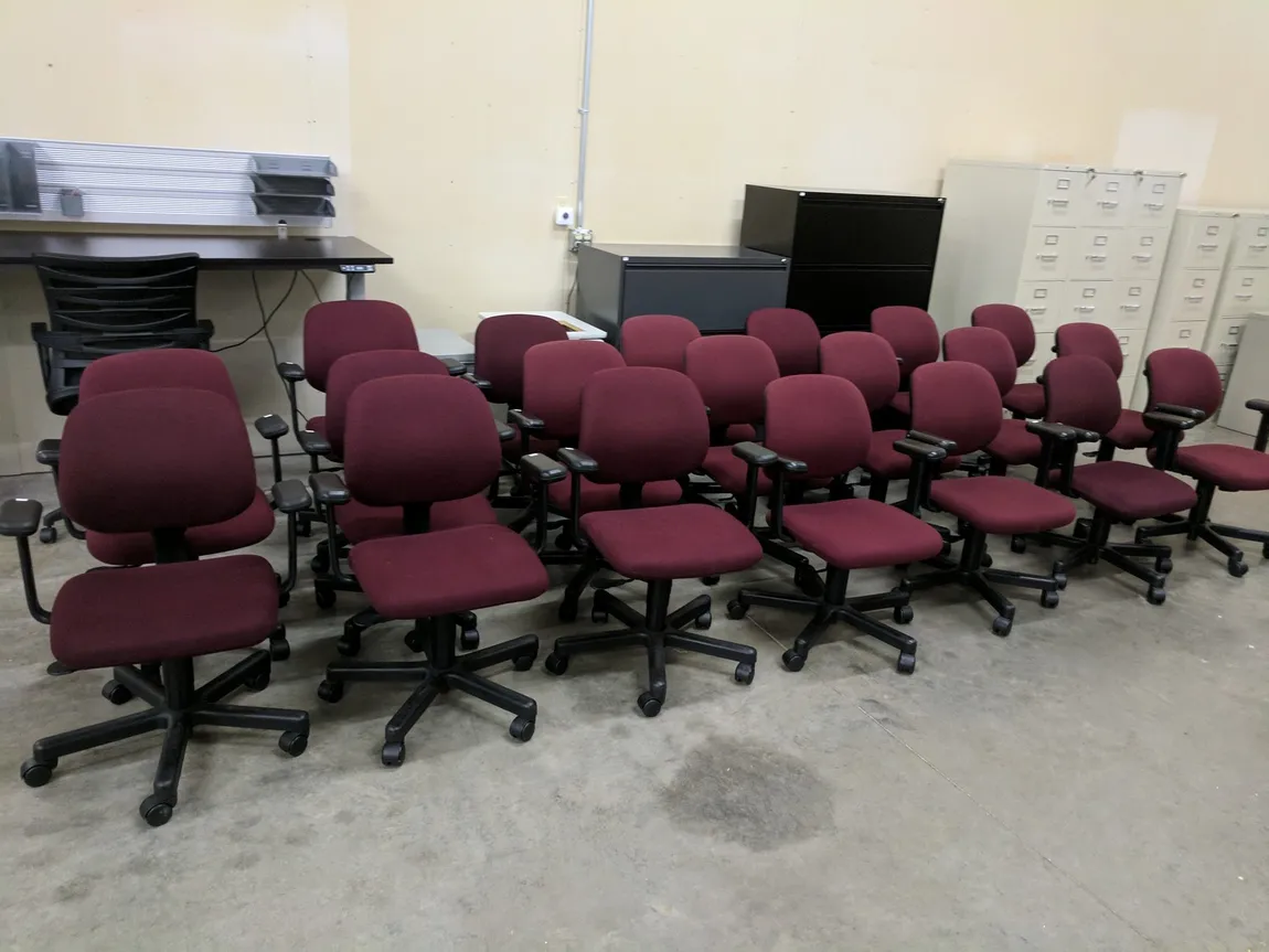 Harter Red Matching Buisness Office Rolling Chairs