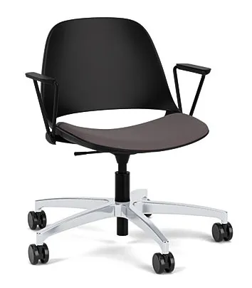 Conference Room Chair with Fabric Seat