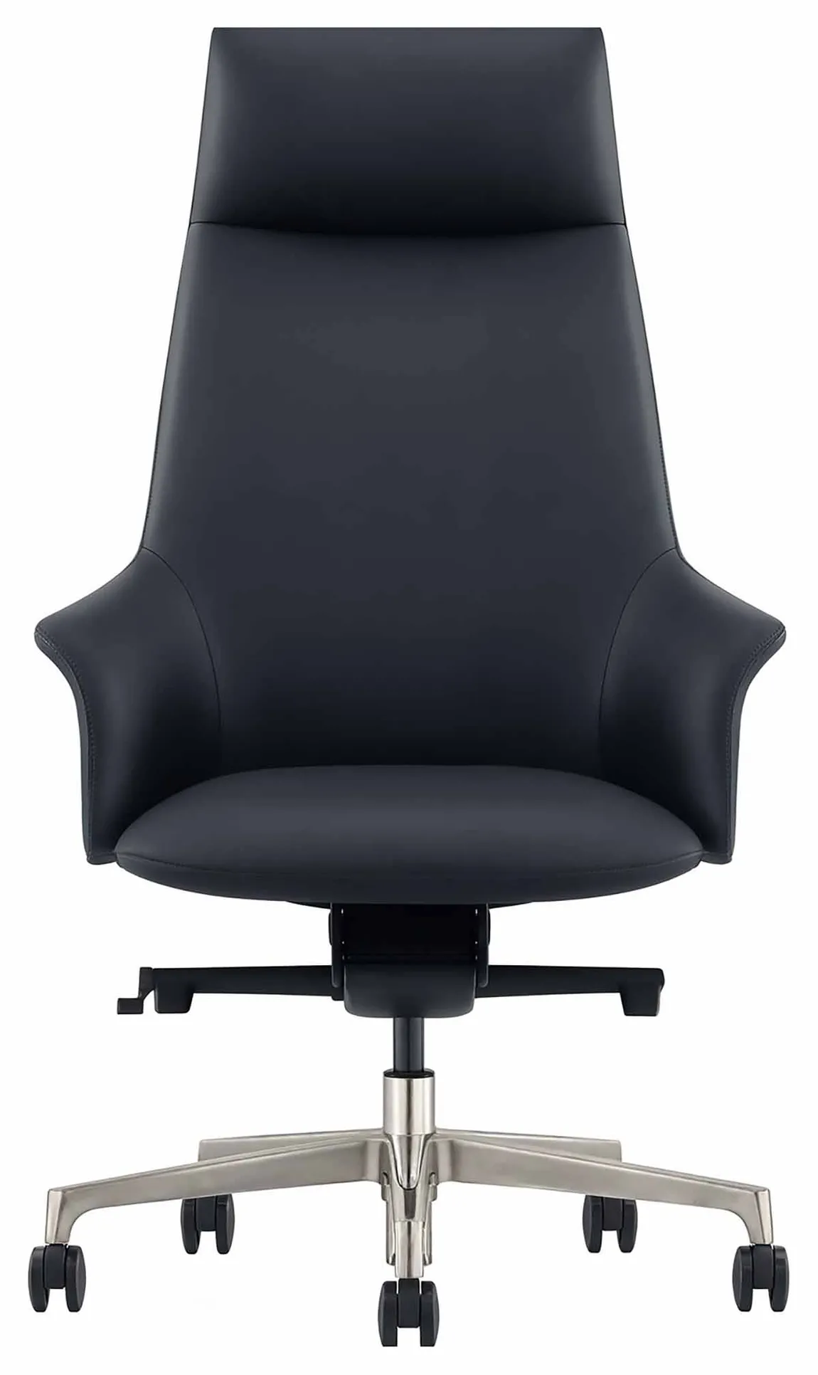 Flared Leather Highback Executive Chair