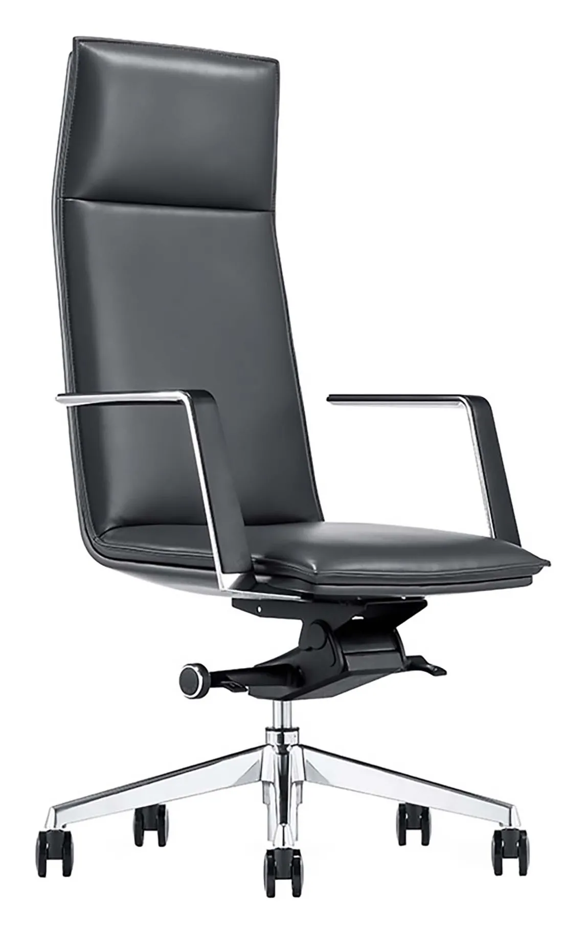 small leather highback executive chair 2