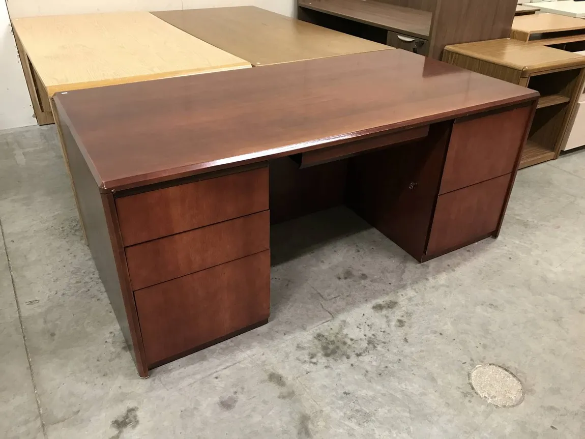 Mahogany Indiana Desk Company Solid Wood Desk