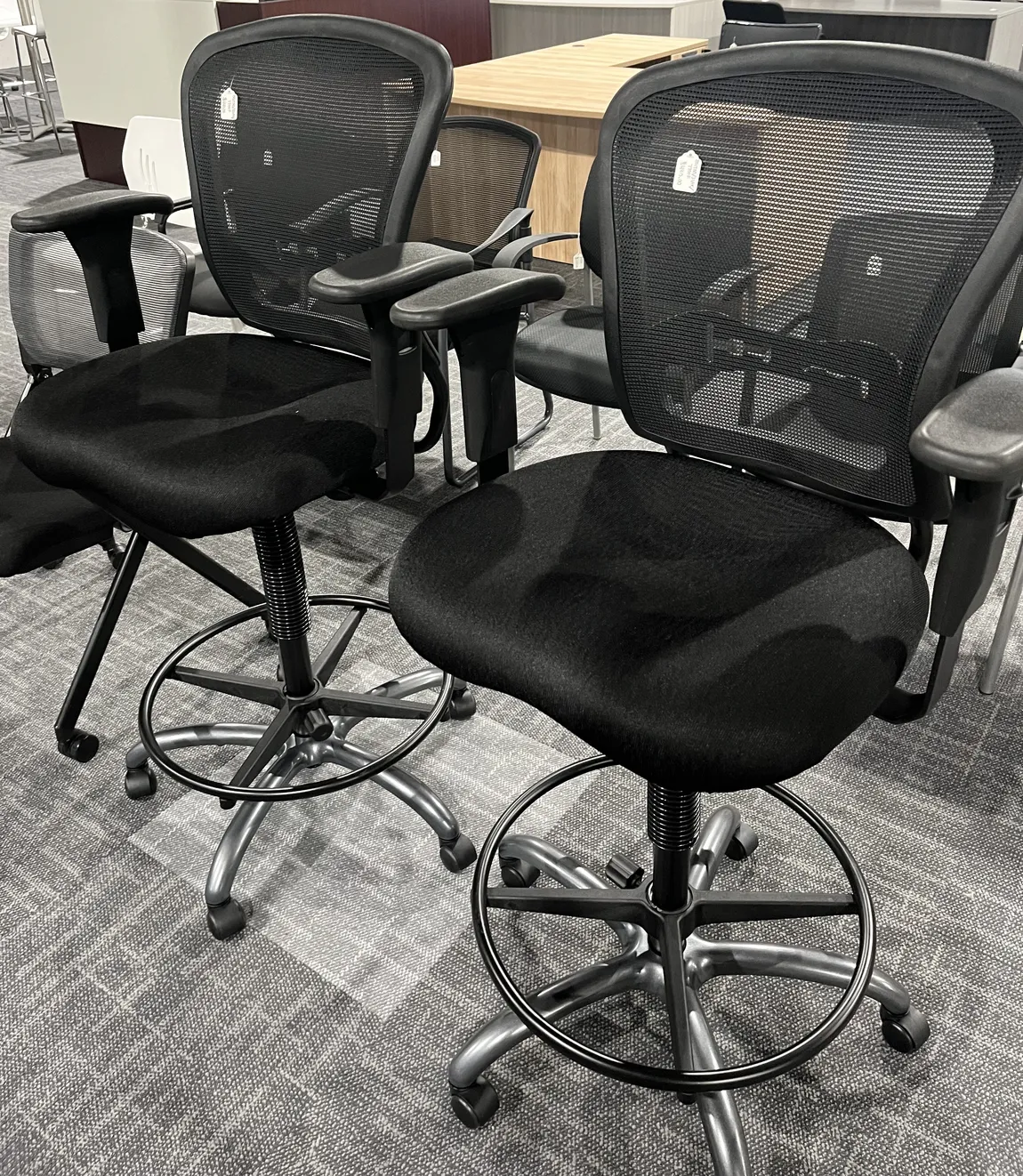 Drafting Stool Chair with Mesh Back