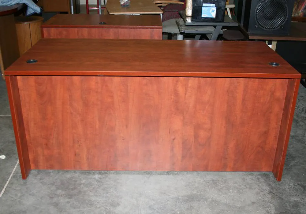 Used Cherry Colored Desk-damaged