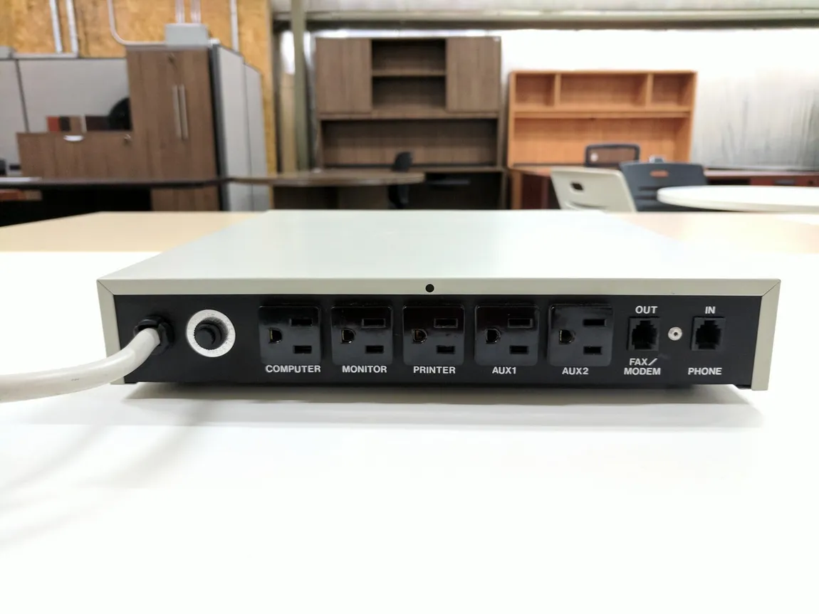 Power Tap 5 Plug Under Monitor Outlet Power Center 