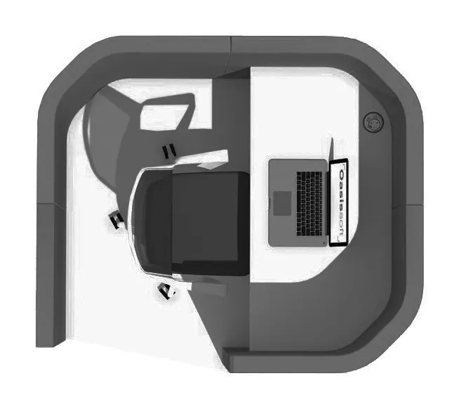 Small Cubicle Workstation