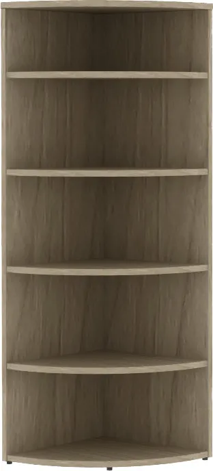 Curved Corner Bookcase