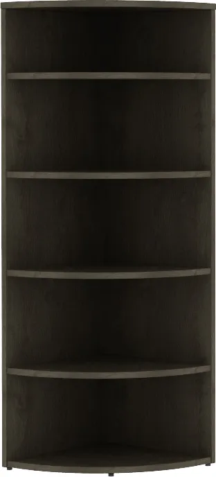 small curved corner bookcase 11