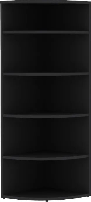 small curved corner bookcase 15