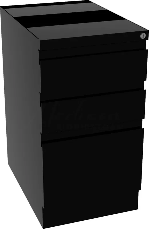 3 Drawer Metal Pedestal for Gen2 Cubicles