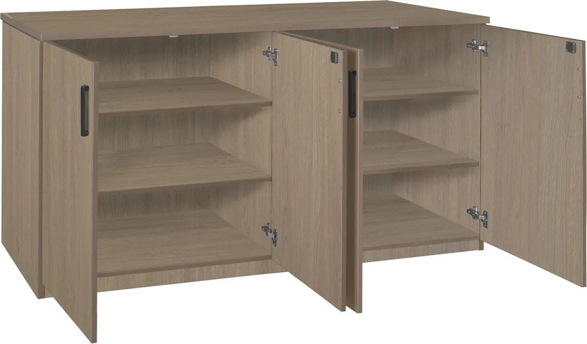 Double Storage Cabinet Credenza