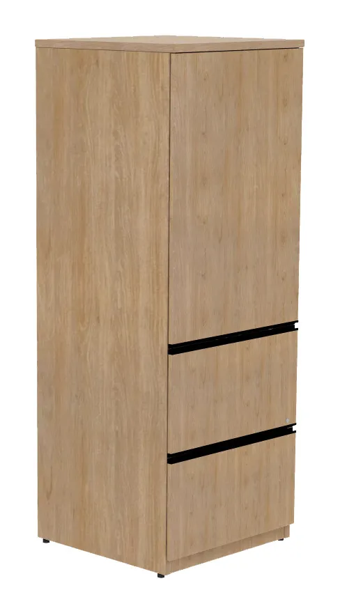 Vertical Storage Cabinet with Drawers