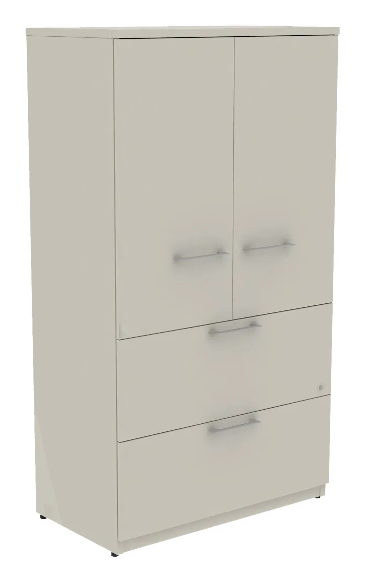 Storage Cabinet with Lateral File Drawers