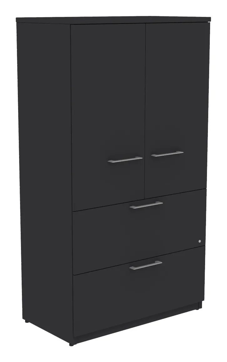 Storage Cabinet with Lateral File Drawers