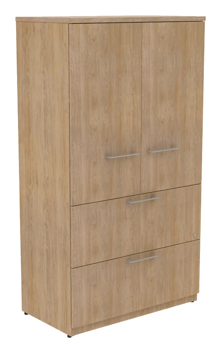 Storage Cabinet with Lateral File Drawers