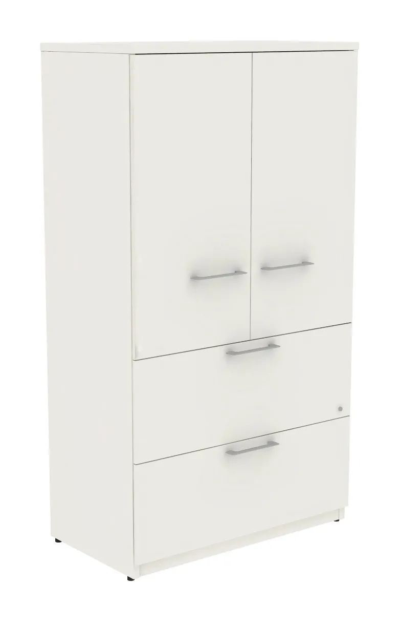 Storage Cabinet with Lateral File Drawers