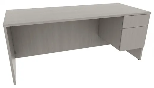 Rectangular Desk with Drawers