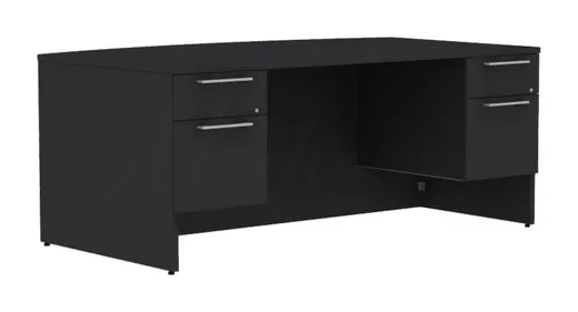 Bow Front Desk with Drawers