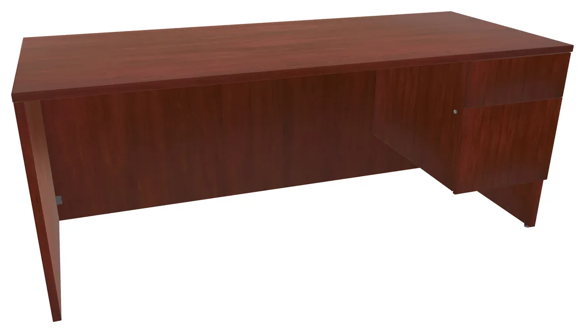 Rectangular Desk with Drawers