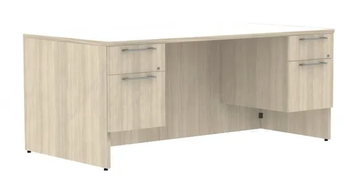 Bow Front Desk with Drawers