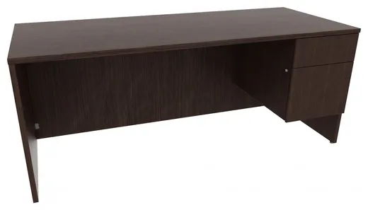 Rectangular Desk with Drawers