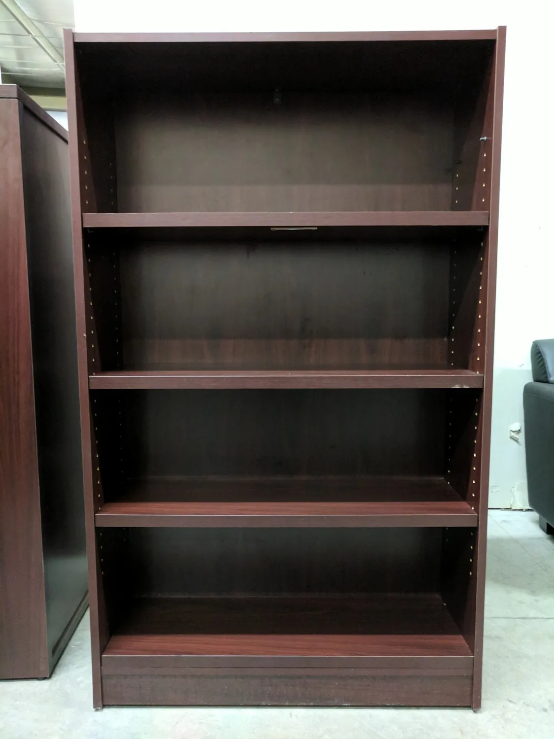 36x60 HON Mahogany Laminate Bookshelf 