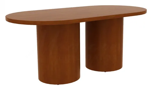 Racetrack Conference Table with Drum Base