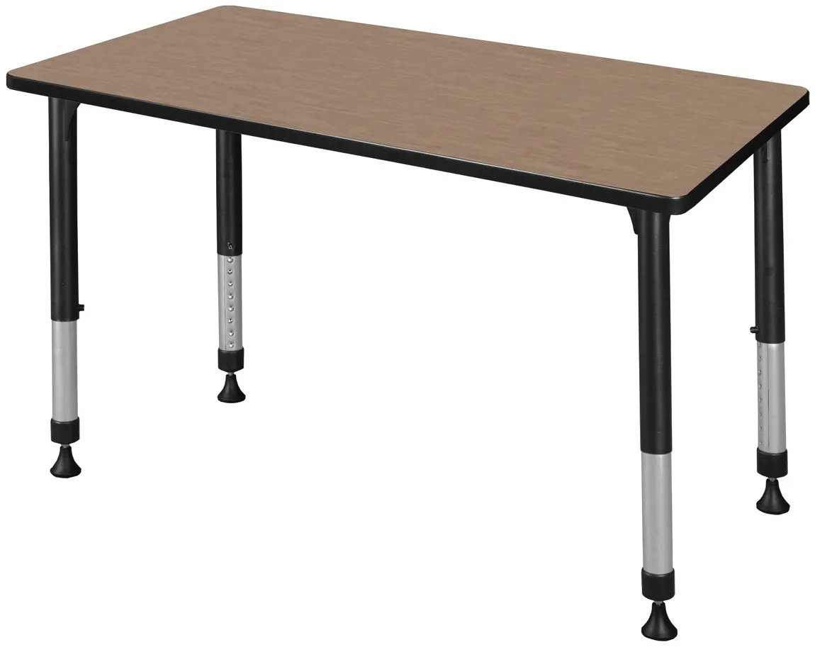 small adjustable height student table 12
