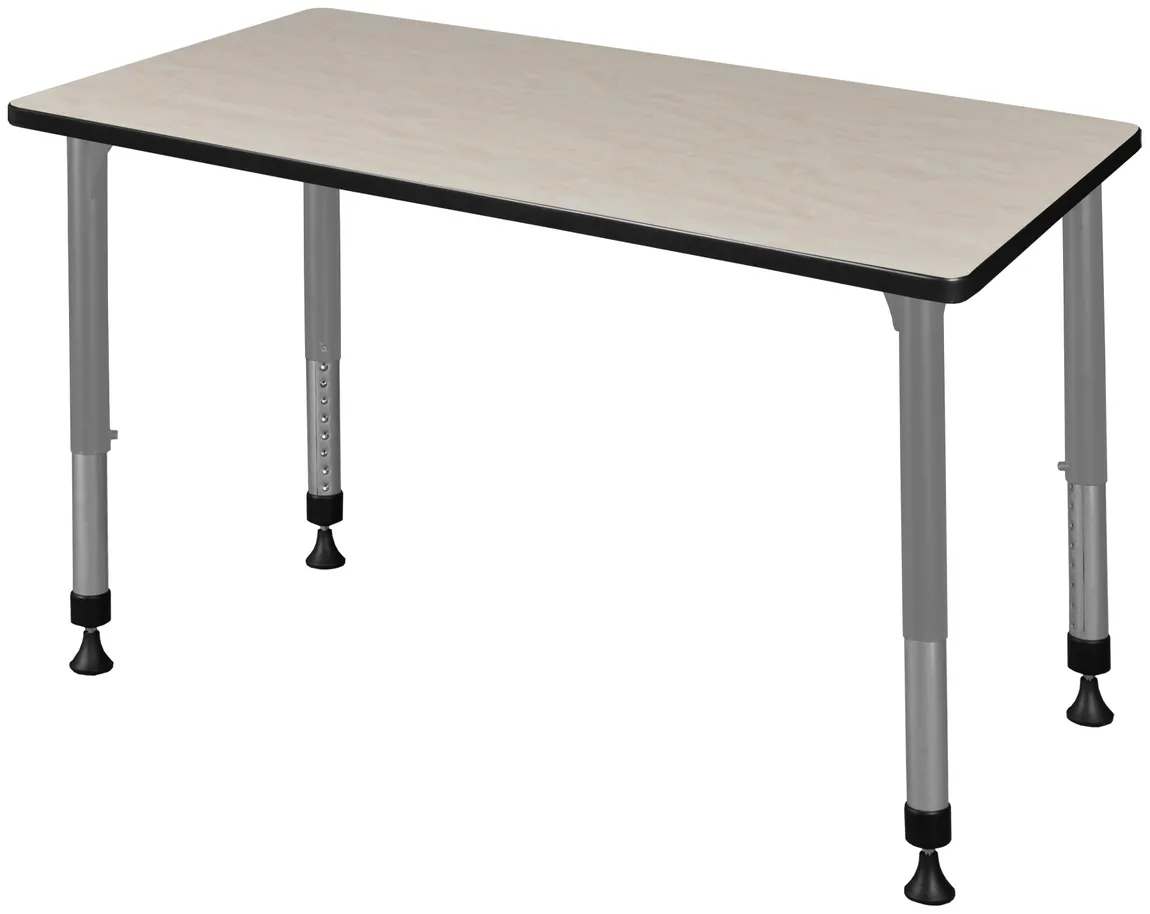 small adjustable height student table 12