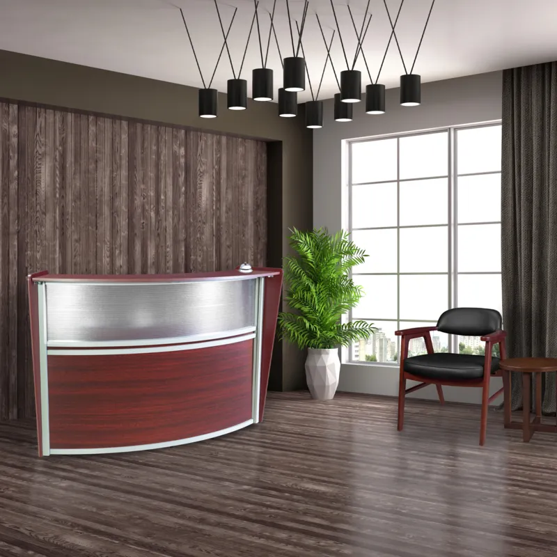 Curved Reception Desk