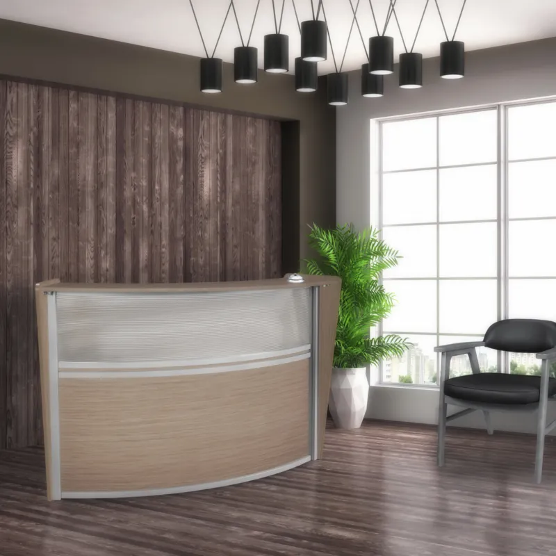 Curved Reception Desk
