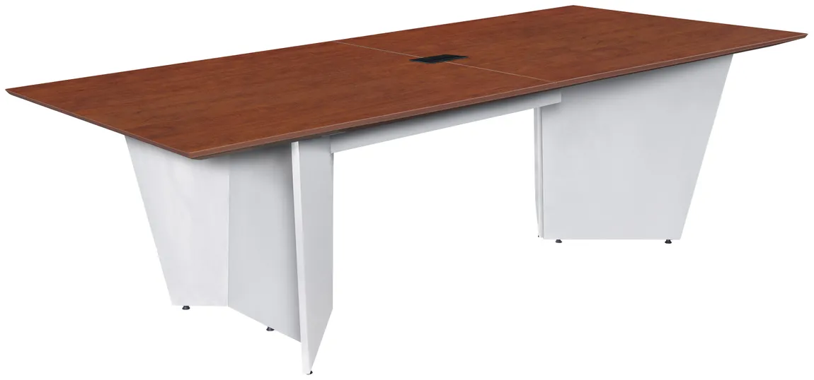 small rectangular conference table with power 7