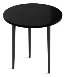 small round occasional table with quartz top 2